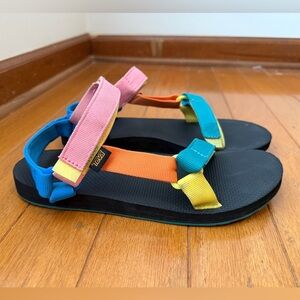 Teva Original Universal Adjustable Waterproof Sandals 90’s Multicolor Size 10